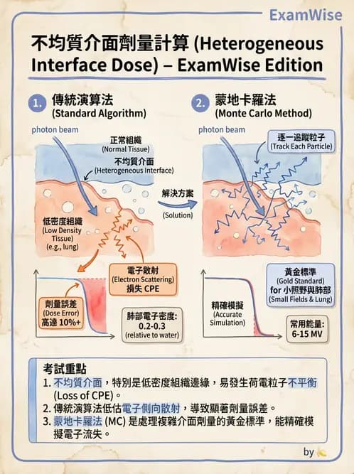 放射 - 劑量計算參數概念與轉換 - AI 圖文解析預覽