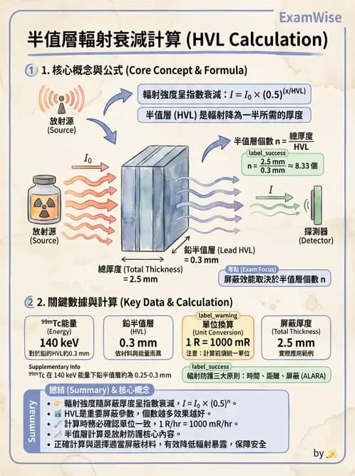 放射 - 輻射安全與保健物理 - AI 圖文解析預覽