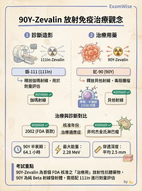 放射 - 治療用核醫藥物 - AI 圖文解析預覽