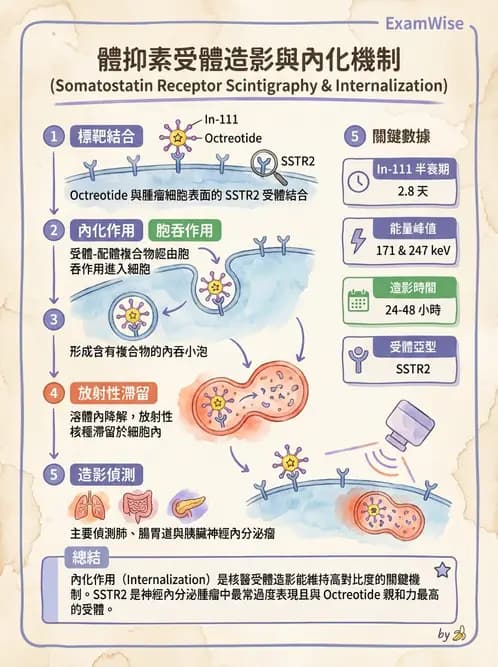放射 - 腫瘤與內分泌造影SPECT藥物 - AI 圖文解析預覽
