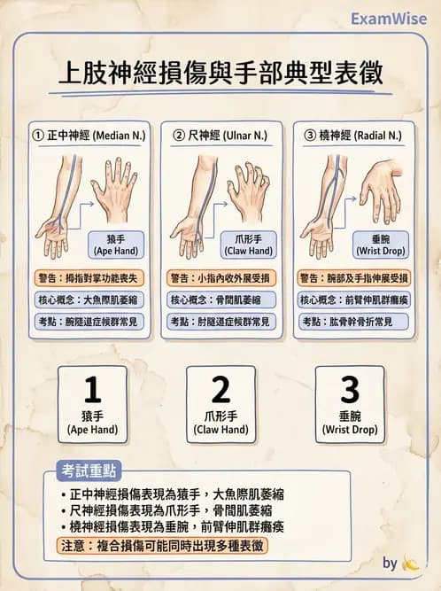 放射 - 脊神經叢與肢體神經 - AI 圖文解析預覽