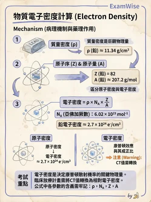 放射 - 光子衰減與係數計算 - AI 圖文解析預覽