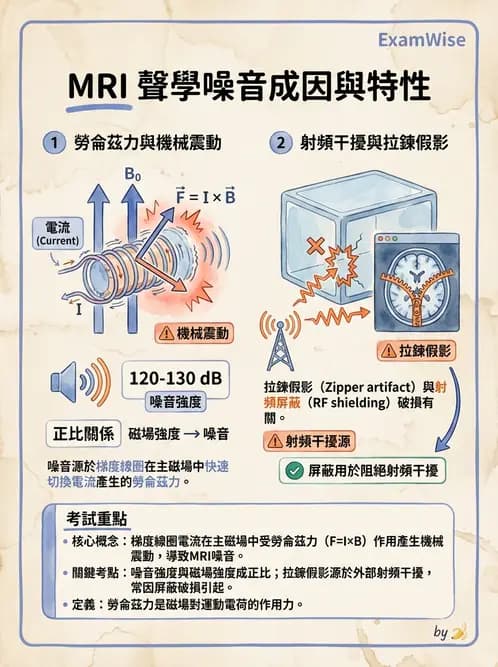 放射 - MRI電子元件與電安全 - AI 圖文解析預覽
