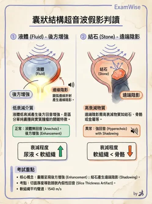 放射 - 超音波物理與技術 - AI 圖文解析預覽