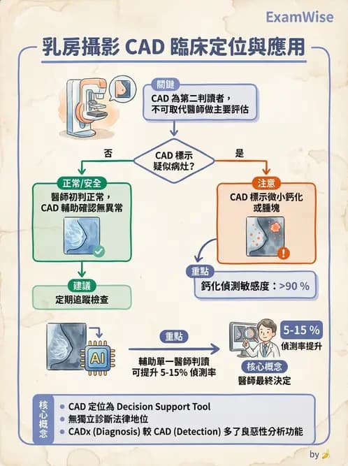放射 - 乳房攝影與其他特殊檢查 - AI 圖文解析預覽