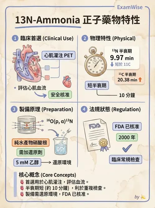 放射 - PET藥物基礎與心臟造影 - AI 圖文解析預覽