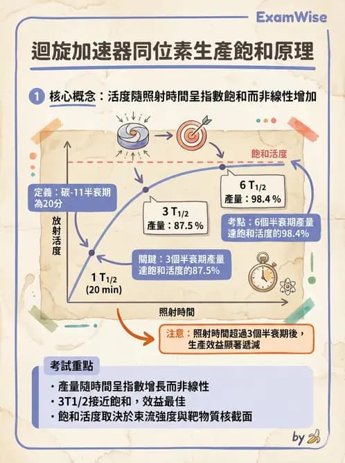 放射 - 核種生產與孳生器 - AI 圖文解析預覽