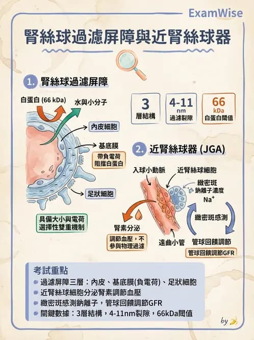 放射 - 腎臟生理 - AI 圖文解析預覽