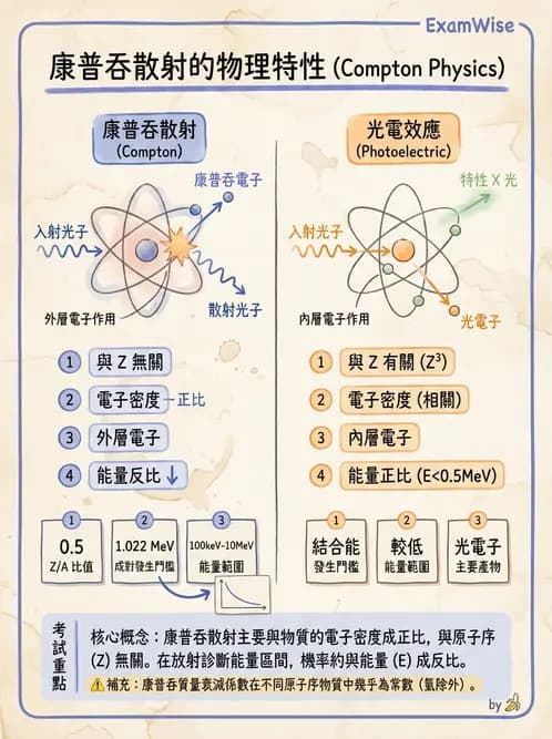 放射 - 光子作用機制 - AI 圖文解析預覽