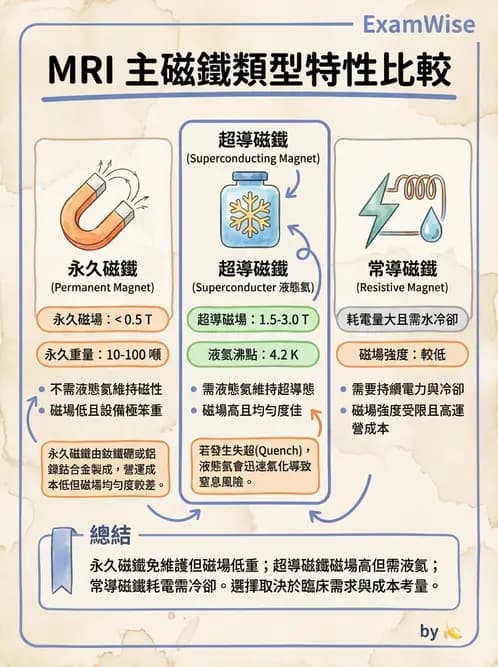 放射 - 主磁場、磁鐵類型與勻場 - AI 圖文解析預覽