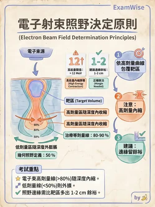 放射 - 電子射束臨床技術與應用 - AI 圖文解析預覽