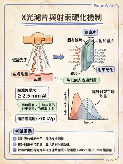 放射 - X光產生與特性 - AI 圖文解析預覽