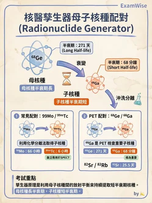 放射 - 核子醫學物理 - AI 圖文解析預覽