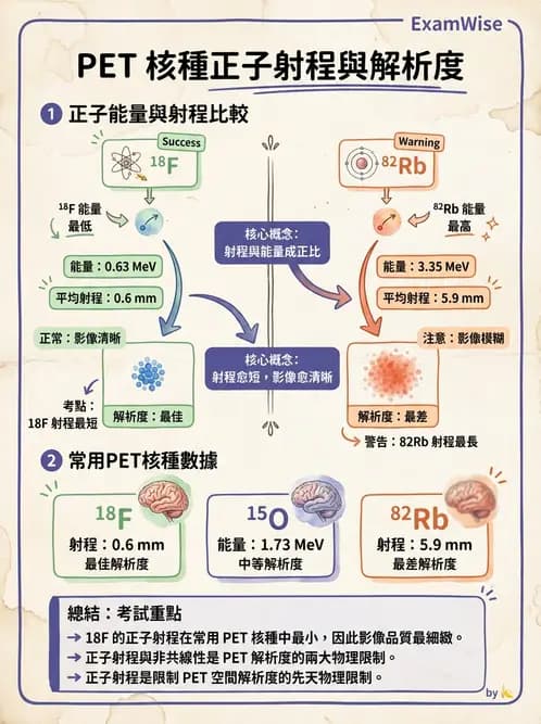 放射 - 核子醫學物理 - AI 圖文解析預覽