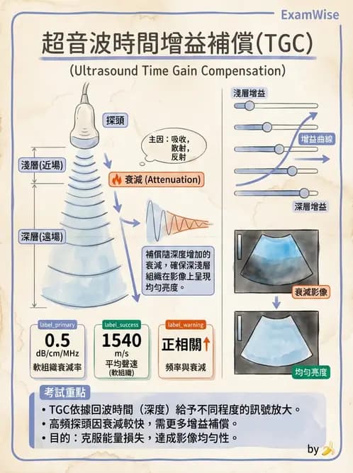 放射 - 超音波物理與系統原理 - AI 圖文解析預覽