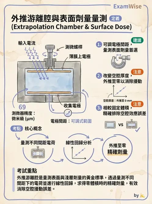放射 - 游離腔劑量測量 - AI 圖文解析預覽