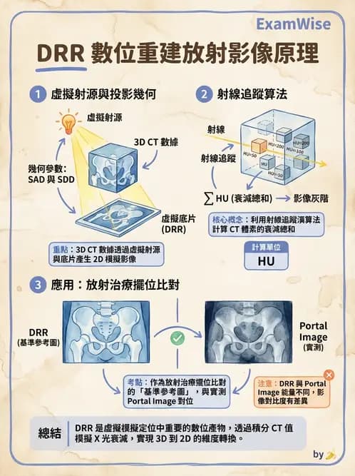 放射 - CT模擬攝影機與虛擬模擬定位 - AI 圖文解析預覽