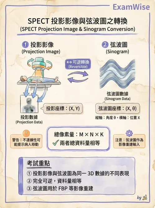 放射 - SPECT影像重建與濾波 - AI 圖文解析預覽