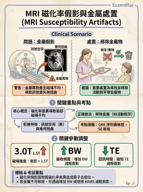 放射 - 磁振影像品質與參數 - AI 圖文解析預覽