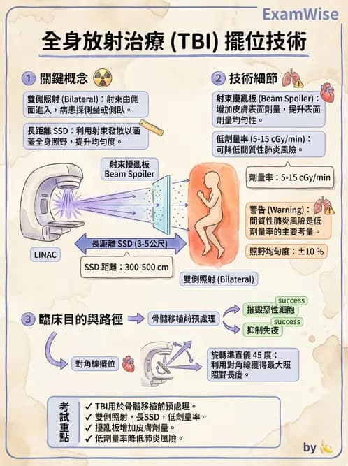 放射 - 全身放射治療技術(TBI/TSET) - AI 圖文解析預覽