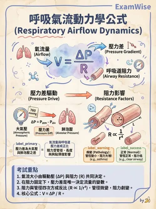放射 - 呼吸生理 - AI 圖文解析預覽
