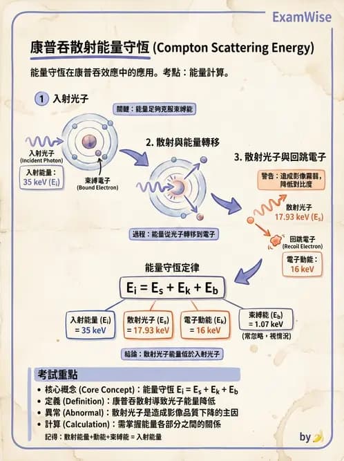 放射 - 光子作用機制 - AI 圖文解析預覽