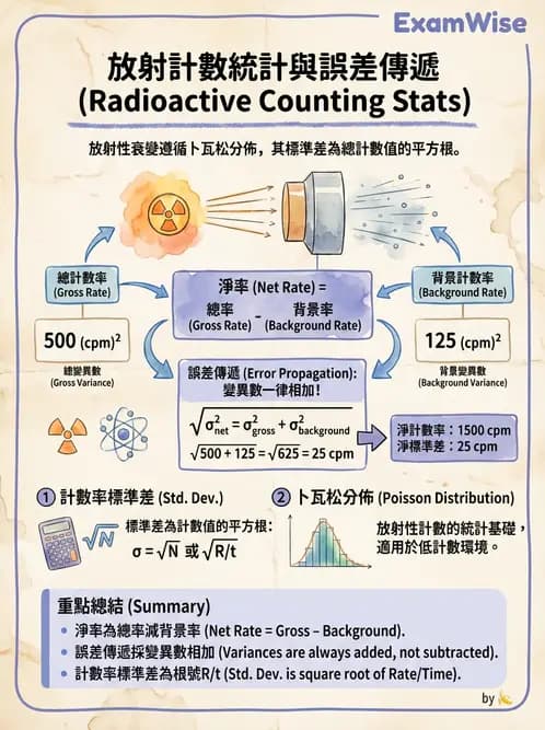 放射 - 放射計數統計 - AI 圖文解析預覽
