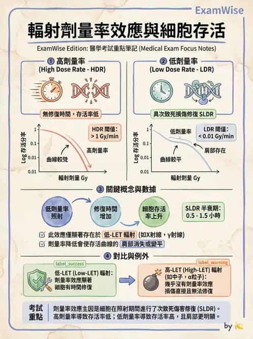 放射 - DNA損傷修復與細胞效應 - AI 圖文解析預覽