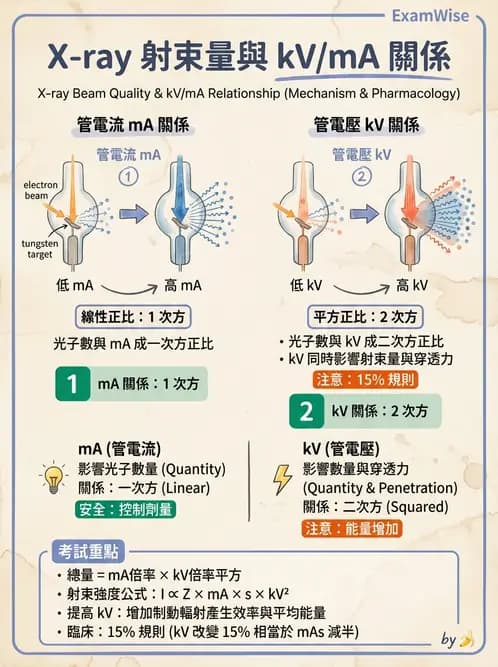 放射 - X光球管與高壓電路 - AI 圖文解析預覽