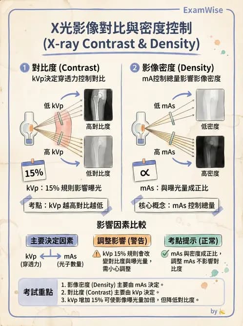 放射 - X光成像系統與影像品質 - AI 圖文解析預覽