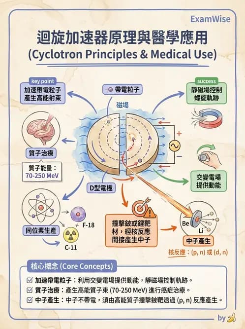 放射 - 質子及中子治療機 - AI 圖文解析預覽