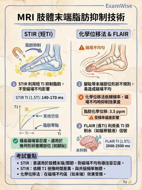放射 - MRI脈衝序列與訊號技術 - AI 圖文解析預覽