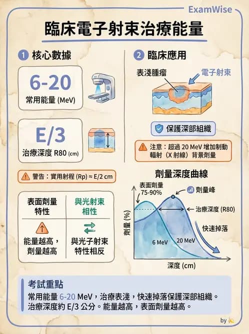 放射 - 電子射束臨床技術與應用 - AI 圖文解析預覽