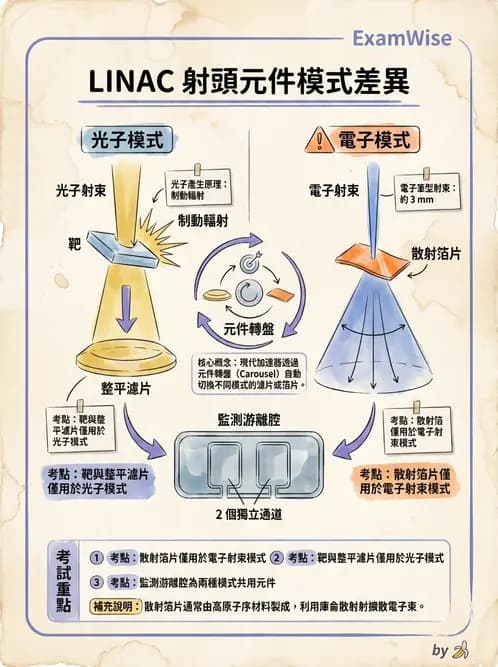 放射 - 電子射束物理特性與劑量分布 - AI 圖文解析預覽