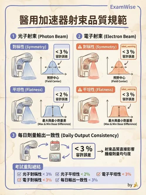 放射 - 直線加速器品保規範 - AI 圖文解析預覽