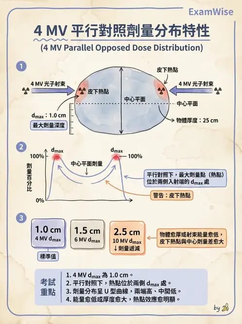 放射 - 射束幾何、照野設計與楔形濾器 - AI 圖文解析預覽