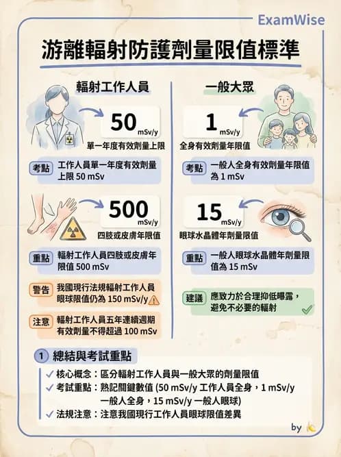 放射 - 輻射安全與保健物理 - AI 圖文解析預覽