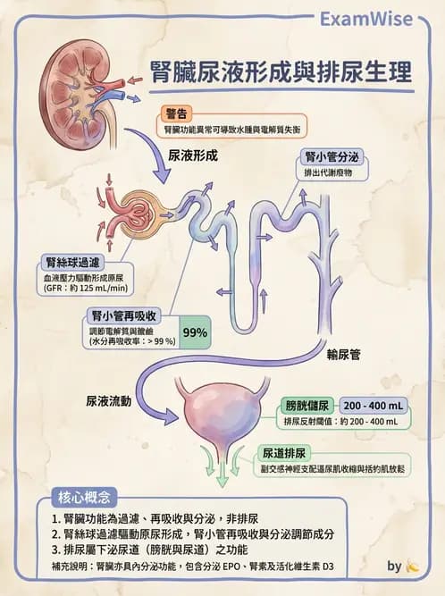 放射 - 腎臟生理 - AI 圖文解析預覽