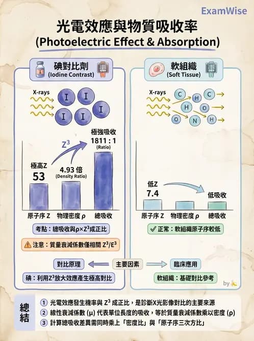放射 - 光子作用機制 - AI 圖文解析預覽