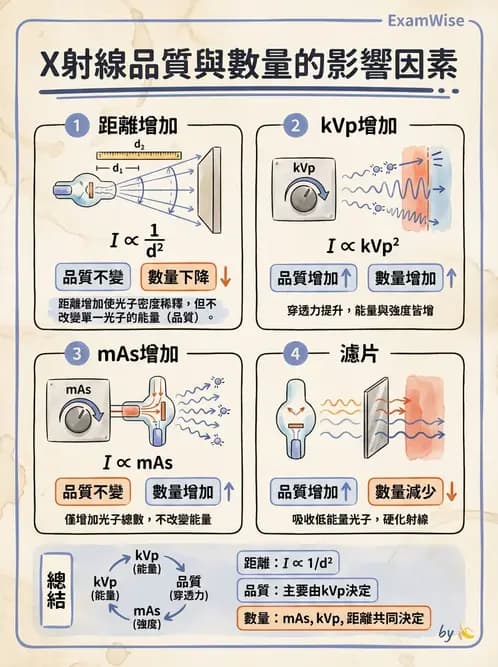 放射 - 曝光因子與影像品質 - AI 圖文解析預覽