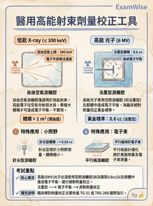 放射 - 游離腔劑量測量 - AI 圖文解析預覽
