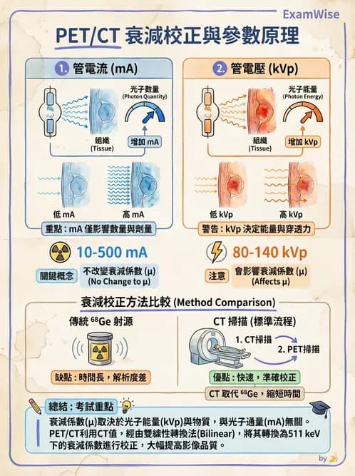 放射 - PET校正、影像重建與臨床操作 - AI 圖文解析預覽