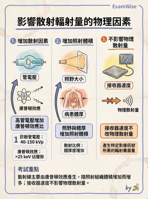 放射 - 曝光參數與散射線控制 - AI 圖文解析預覽