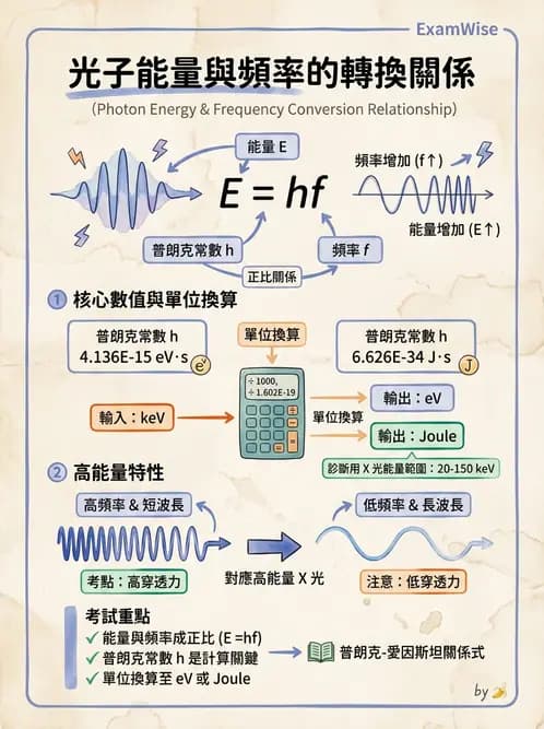 放射 - X光產生原理與管球設備 - AI 圖文解析預覽