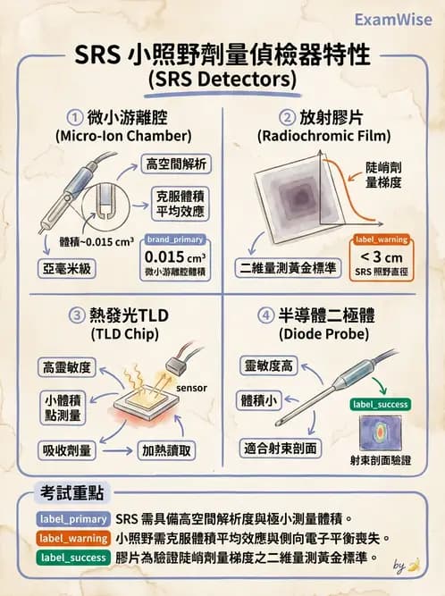 放射 - SRS/SRT設備與劑量物理 - AI 圖文解析預覽