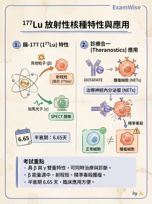 放射 - 治療用核醫藥物 - AI 圖文解析預覽
