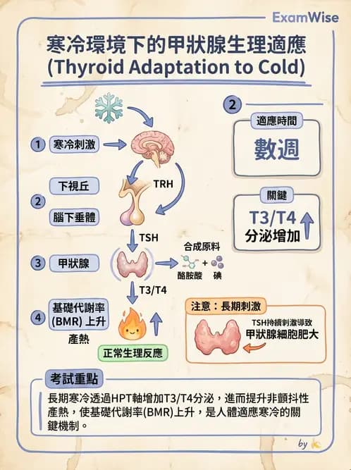 放射 - 內分泌生理 - AI 圖文解析預覽