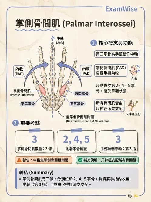 放射 - 上肢肌肉 - AI 圖文解析預覽