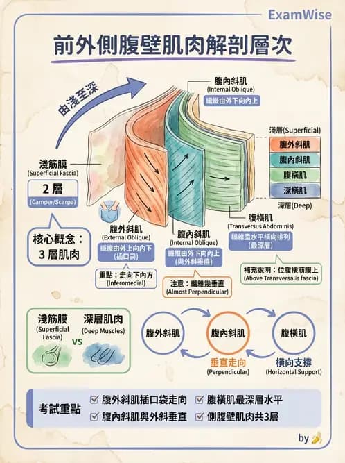 放射 - 軀幹、頸頭肌肉及肌肉組織學 - AI 圖文解析預覽