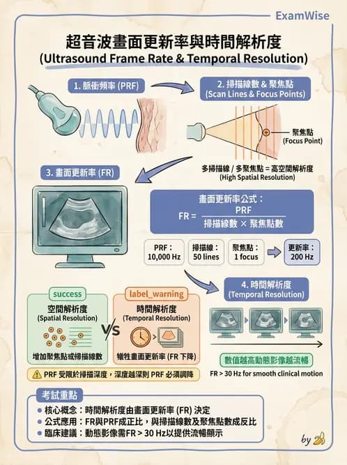 放射 - 超音波成像與都卜勒 - AI 圖文解析預覽